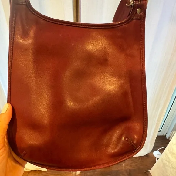 Coach Burgundy Crossbody Bag - Picture 5 of 8